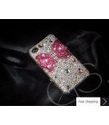 Meso-Ribbon 3D Crystallized Swarovski Phone Case - Red