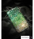 Gradation Crystallized Swarovski Phone Case - Green