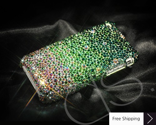 Swarovski High Smartphone Case, iPhone 14 Pro Max, Green, 5650680