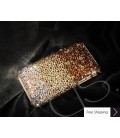 Gradation Crystallized Swarovski Phone Case - Gold