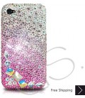 ダイヤモンド ピンクのスワロフ スキー スワロフ スキー クリスタルの iPhone 8 と iPhone 8 プラス