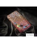ダイヤモンド ピンクのクリスタルスワロフ スキー電話ケース