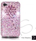 Diamond Flower Crystallized Swarovski Phone Case - Pink