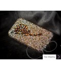 Diamond Flower Crystallized Swarovski Phone Case - Gold