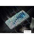 Diamond Flower Crystallized Swarovski Phone Case - Blue