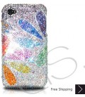 Color Petal Bling Swarovski Crystal iPhone 15 Case iPhone 15 Pro and iPhone 15 Pro MAX Case
