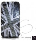 Mini Coper S Bling Swarovski Crystal iPhone 16 Case iPhone 16 Pro and iPhone 16 Pro MAX Case - Black
