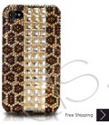 Cubical Leopardo Crystallized Swarovski Phone Case