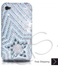 Multi Stars Bling Swarovski Crystal iPhone 15 Case iPhone 15 Pro and iPhone 15 Pro MAX Case - Silver