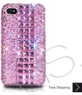 Cubical Pink Lady Bling Swarovski Crystal iPhone 16 Case iPhone 16 Pro and iPhone 16 Pro MAX Case
