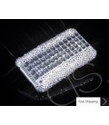 Cubical Alloy Crystallized Swarovski Phone Case