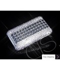 Cubical Alloy Crystallized Swarovski Phone Case