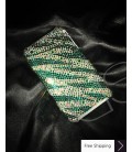Zebra Wave Crystallized Swarovski Phone Case - Green