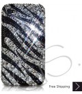 Zebra Wave Crystallized Swarovski Phone Case