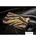 Zebra Crystallized Swarovski Phone Case - Gold