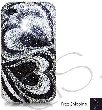 Duo Hearts Crystallized Swarovski Phone Case