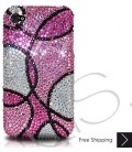Semicircle Bling Swarovski Crystal iPhone 14 Case iPhone 14 Pro and iPhone 14 Pro MAX Case