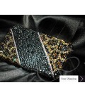 Leopardo Print Crystallized Swarovski Phone Case