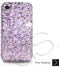 Scatter Bling Swarovski Crystal iPhone 15 Case iPhone 15 Pro and iPhone 15 Pro MAX Case - Purple