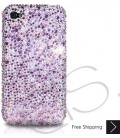 Scatter Bling Swarovski Crystal iPhone 16 Case iPhone 16 Pro and iPhone 16 Pro MAX Case - Purple