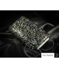 Organize Crystallized Swarovski Phone Case - Silver & Black