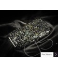 Organize Crystallized Swarovski Phone Case - Silver & Black