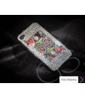 Poker Heart Queen Crystallized Swarovski iPhone 4 Case