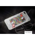 Poker Heart Queen Crystallized Swarovski iPhone 4 Case