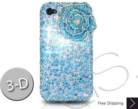 Swarovski Crystal High Smartphone Case iPhone® 13 Pro, Blue