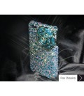 Rose 3D Crystallized Swarovski Phone Case - Blue