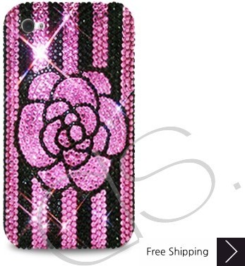 Blossom Crystallized Swarovski Phone Case - Stripe