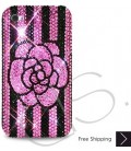 Blossom Bling Swarovski Crystal iPhone 15 Case iPhone 15 Pro and iPhone 15 Pro MAX Case - Stripe