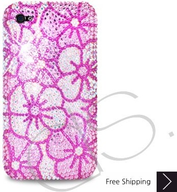 Blossom Crystallized Swarovski Phone Case - Pink