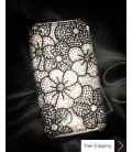 Blossom Crystallized Swarovski Phone Case - Black