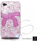 Ribbon Crystallized Swarovski Phone Case - Pink