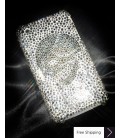 Skull Crystallized Swarovski Phone Case - Silver