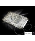 Skull Crystallized Swarovski Phone Case - Silver
