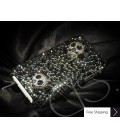 Two Skulls 3D Crystallized Swarovski Phone Case