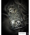 Two Skulls 3D Crystallized Swarovski Phone Case