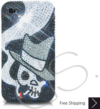 Smoking Skull Crystallized Swarovski Phone Case