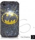 Batman Bling Swarovski Crystal iPhone 16 Case iPhone 16 Pro and iPhone 16 Pro MAX Case