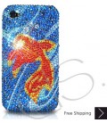 Goldfish Bling Swarovski Crystal iPhone 14 Case iPhone 14 Pro and iPhone 14 Pro MAX Case