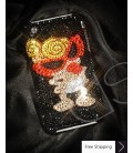 Hysteric Mini Crystallized Swarovski Phone Case - Color