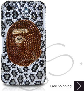 Bathing Ape Crystallized Swarovski Phone Case