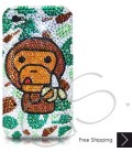 Ape for Banana Bling Swarovski Crystal iPhone 15 Case iPhone 15 Pro and iPhone 15 Pro MAX Case