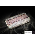 Stitching Pink Crystallized Swarovski Phone Case