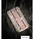 Stitching Pink Crystallized Swarovski Phone Case