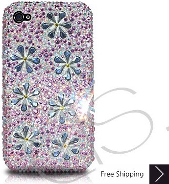 Petal Drops Crystallized Swarovski Phone Case - Pink