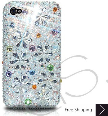 Petal Drops Crystallized Swarovski Phone Case - Orange