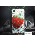 Strawberry 3D Crystallized Swarovski Phone Case